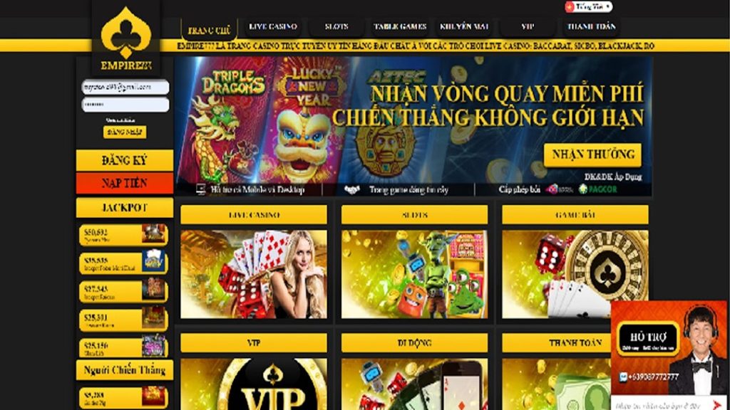 Cách đăng ký/đăng nhập nhà cái Empire777