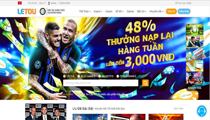 Cách đăng ký/đăng nhập nhà cái Letou