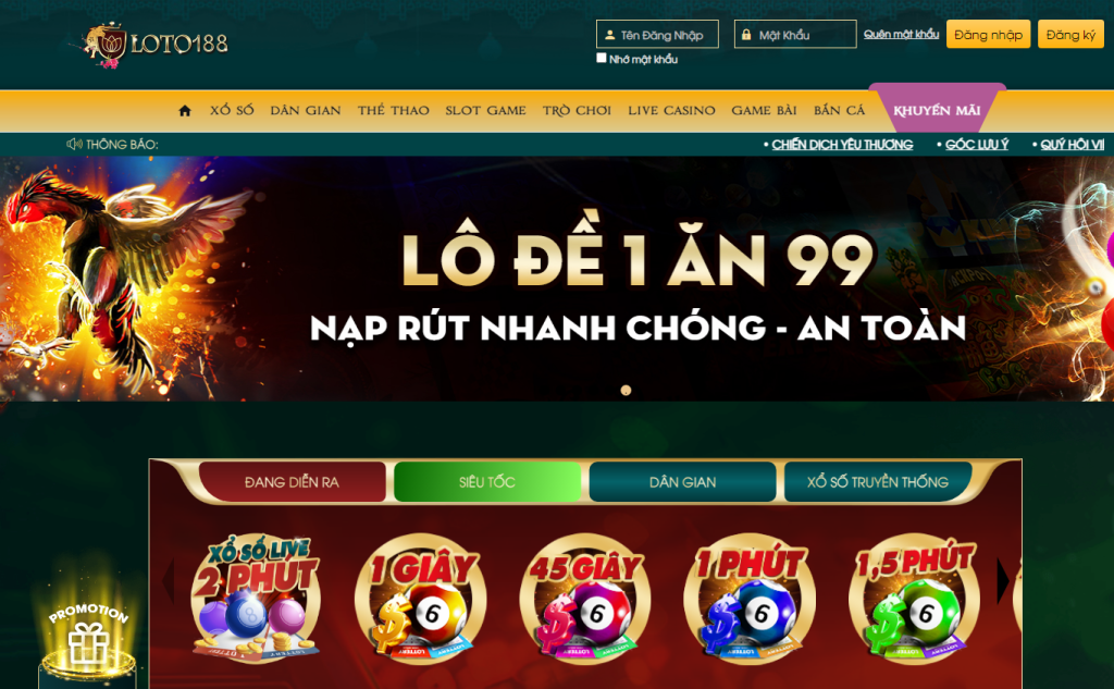 Giới thiệu tổng quan nhà cái uy tín Loto188