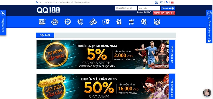 Cách đăng ký/đăng nhập nhà cái QQ188