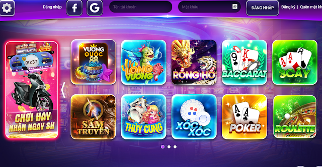 Giới thiệu tổng quát cổng game bài GamVip